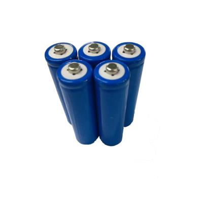 China AA Cylindrical Li Ion Battery 3.2V 500mAh LiFePO4 14500 Protected Lithium Ion Battery Cell for sale