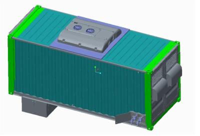 China Contenedor de almacenamiento de la célula del litio de la batería del gran escala 5MWH 10MWH 1MWH en venta