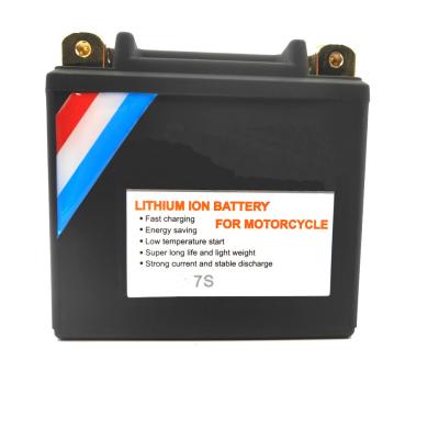 China UN38.3 CCA 260 Motorcycle Starter Batteries 12V 4Ah Lifepo4 7S for sale