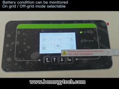 Hybrid Charging Lifepo4 Solar Battery 100AH High Voltage