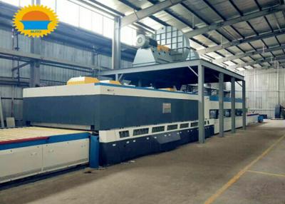 China Window Flat Glass Tempering Furnace With Convection Can 4 - 16mm Glass Thickness for sale