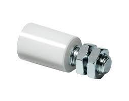 China 70mmx50mm Sliding Gate Guide Rollers Sliding Gate Upper Guide Roller With 2 Nuts for sale