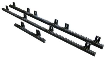 China Nylon Polyamide Electric Gate Gear Rack M4 Automatic Toothed Black Plastic for sale
