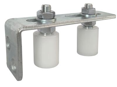 China Zinco branco dos rolos de nylon ajustáveis do suporte de guia superior 40x30 da porta de deslizamento à venda