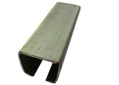 China 70x59 White Zinc Sliding Gate Floor Track Profile for sale