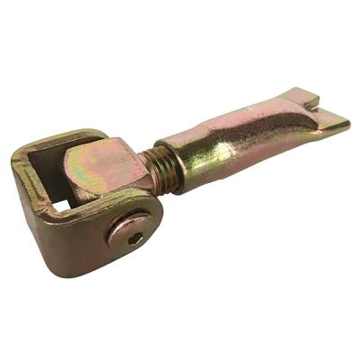 China Zinc Plated Square Head Adjustable Gate Hinge With Tube Part for sale