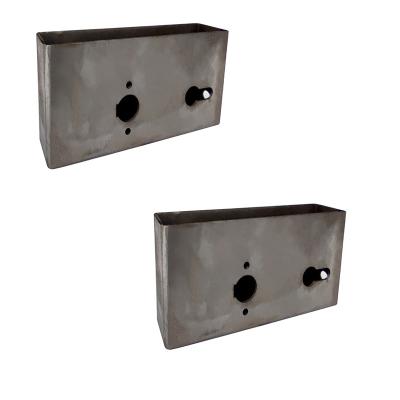 中国 鋼鉄鉄ハードウェア振動ゲートのための溶接できるほぞ穴ロック箱はロックを固着させる 販売のため