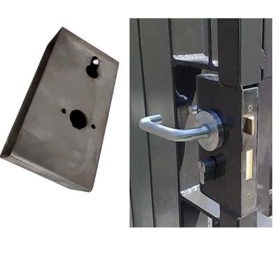 China Gate Door Steel Cover Mortise Lock Box For Sliding Door Lock for sale