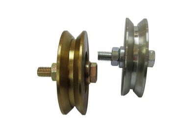 China Q235 Metal Y Groove Sliding Gate Wheel With Bolt for sale