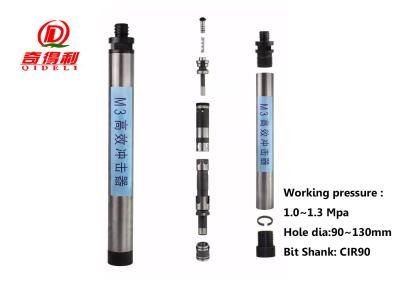 中国 Cir90 Seiriesボタン ビット1.0のためのM3中間の空気圧のザ・ホールのハンマー- 1.3Mpa働き圧力 販売のため