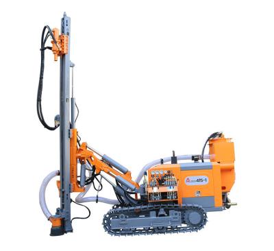 China High Performance Dth Rig Machine Without Cab , 90mm - 115mm Blasing Hole Air Drilling Rig for sale
