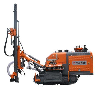 China 14.5Mpa Dth Drilling Equipment 25m Hole Depth , ZGYX - 421T Top Hammer Drill Rig for sale