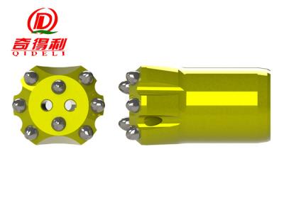 China Φ40mm 8 Buttons Taper Button Bit , Super Hard Rock Carbide Button Bits Degree 7° / 11° / 12° for sale