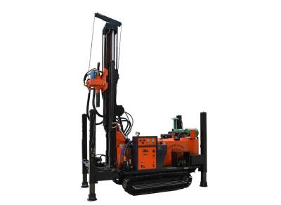 China Crawler Type Truck Mounted Drill Rig , Down The Hole Drilling Water Well Digging Equipment  for sale