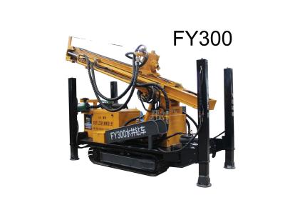 China High Torque Rig Water Borehole Drilling Equipment 300 Meter Deep FY300 Model for sale