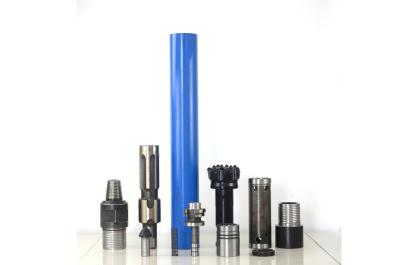 China Alloy Steel DTH Spare Parts , 99MM Dth Drilling Tools Lower Air / Oil Consumption for sale