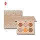 China Embossed Luxury Cosmetic Box Mix Color Eyeshadow Palette Packaging for sale
