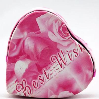 China Pink Heart Shaped Flower Bouquet Packaging Boxes Luxury For Valentine Gift en venta