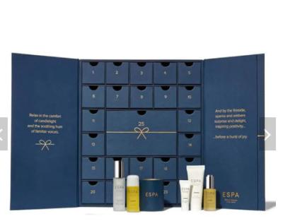 Китай Wholesale Custom Christmas Calendar Box Cosmetic Cardboard Drawer Gift Box продается
