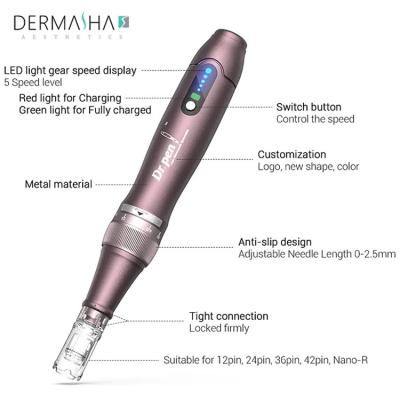 China Pluma nana 2022 de Ultima Dermapen Dr Pen Hydro Microneedling Derma de la piel de la radio A10 con llevado en venta