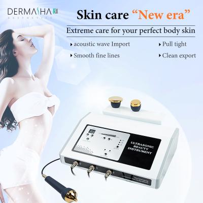 China Portable Ultrasound Facial Tightening Machine Body Massage Face Lift Beauty Apparatus for sale