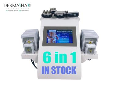 China 6 In 1 Vacuum Cavitation Body Sculpting Machine 180W for Beauty Center for sale