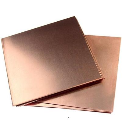 China ASTM 99.9% Pure Copper Flat Sheets Mill Finish C11000 Copper Plate for sale