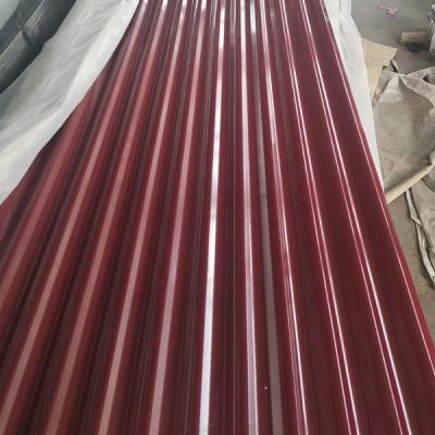 China PPGL Colour Coated Profile Sheets Hot Rolled BS Trapezoidal Sheet Metal Roof for sale
