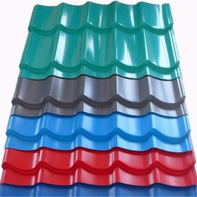 China DX51D+Z GI Corrugated Metal Plate DIN Blue Galvanised Coated Roofing Sheet for sale