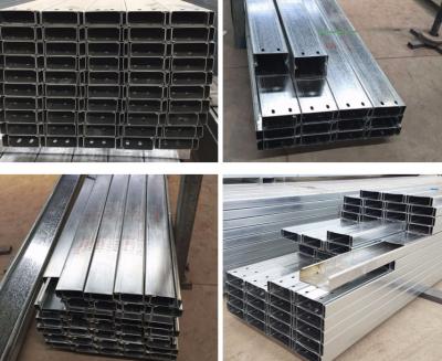 China C140 SS400 Galvanized C Profile SGS Cold Rolled Steel Profiles Roof Structure for sale