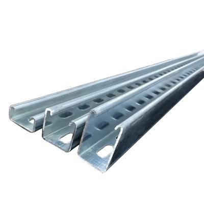 China SS316 Q235 1.9mm HDG Galvanized Steel Profiles Cold Formed Slotted for sale