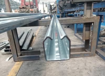China Rustproof ASTM A36 Cold Pressed Steel Channel L Type Slotted Grey Bright for sale