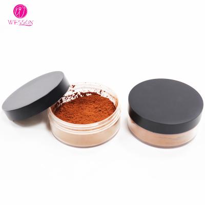 China Sunscreen Waterproof  6c Color Loose Mineral Powder Translucent Vegan Cosmetics for sale