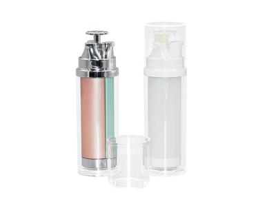 China Multifunctional Skin Care Acrylic Packaging Bottle For Holding Three Liquid 15ml for sale
