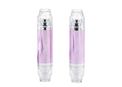 China 15ml Double Ended Airless Pump Bottles Round Shape Skincare Cosmetic Packaging for sale