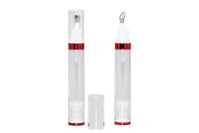 China 20ml Cosmetic Eye Cream Airless Bottle Anti Aging Serum With Zinc Alloy Pump Head for sale