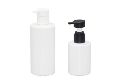 China Empty PET Lockable Flat Pump Lotion Bottle For Creams Hand Sap Body Wash150ml 200ml for sale