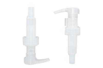 China Ribbed Closure Lotion Pump Dispenser 33-410 PP Monopolymer Material for sale