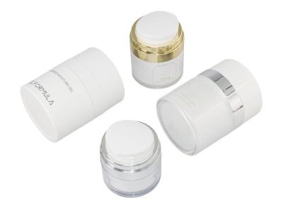 China 15g Airless Cosmetic Jar Acrylic Skincare Container For Cream Gel Lotion for sale