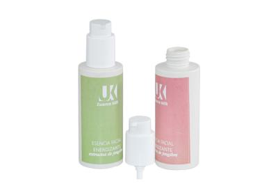China PMU Inorganic Biodegradable Packaging Bottle With PP PCCR Cream Pump For Lotions 100ml for sale