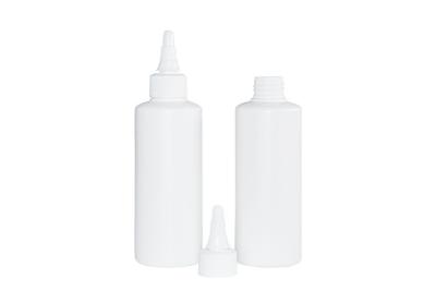 中国 Essence Liquid Lotion Pump Bottle 200ml PE Hair Care Packaging 販売のため