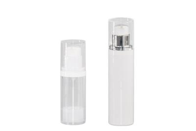 China UKA71 White AS Lotion Bottle 30ml 50ml Airless Travel Bottle For Sunscreen Cream Packaging for sale