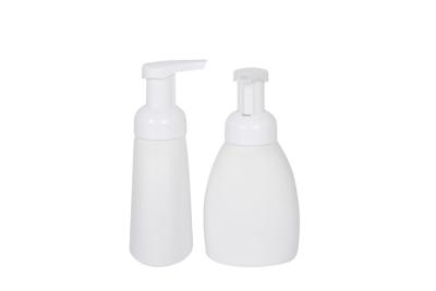 China 250ml Oval PET Foam Pump Bottle Skin Care Packaging Clear Plastic Soap Foamer Pump Bottles UKF09 for sale