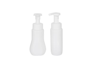 China 230ml HDPE Hair Shampoo Foam Pump Bottle Wave Shape Empty Packaging Bottle UKF13 for sale
