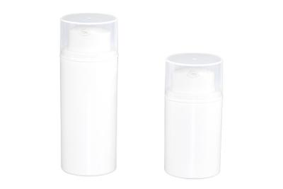Cina Bottiglie senz'aria di plastica della pompa per la bottiglia vuota del fondamento dei cosmetici 100ml 200ml con la pompa in vendita