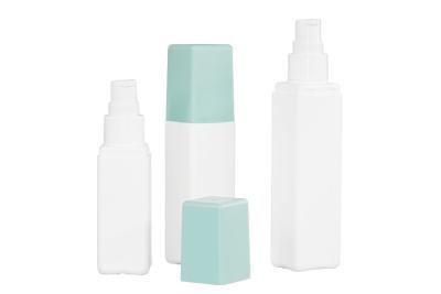 China Sleep spray bottle 50ml 75ml 90ml Square PE lotion or spray bottle for sale