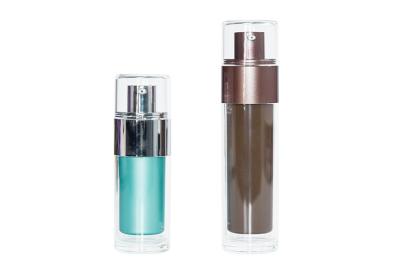 China plastic 30ml 50ml airless bottle for liquid foundation and lotion for sale