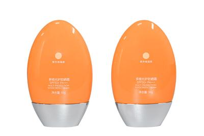 中国 50ml Orange Sunscreen Hand Cream Lotion Bottle Skin Care Packaging UKL33E 販売のため