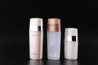 China Double Inner Plastic Pump Bottles Airless Dispenser PP UKA05 7.5ml*2 And 15ml*2 for sale