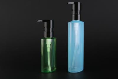 China Flat PET Makeup Remover Pump Bottle Adjust The Orientation150ml for sale